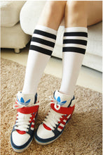 3 Stripe Under The Knee Socks