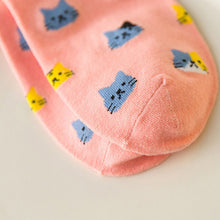 Kawaii Cat Motif Ankle Socks